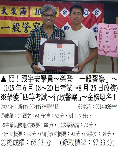 020_105年一般警察-張宇安